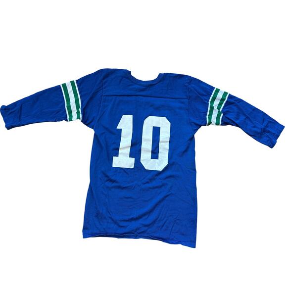 VTG 70s/80s Seattle Seahawks Jim Zorn Jersey 10 retro Sears Rawlings 14-16 long - Picture 6 of 7